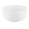 STRIPE Miska 760ml 15cm biała ryflowana